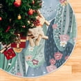 thumbnail image 5 of FMSHPON Vintage Cactuses Xmas Christmas Tree Skirt Stand Mat for Holiday Party Decoration Indoor Outdoor 36 inches, 5 of 6