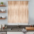 thumbnail image 4 of Beige Ombre Sheer Curtains 96 Inch Length, Light Filtering Voile Curtain Panel, Modern Abstract Art Gradient Rod Pocket Drapes Window Treatments for Living Room Bedroom 52"x96", 4 of 9