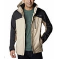 thumbnail image 4 of Columbia Men’s Omni-Tech Waterproof Rain Jacket | XXL, Ancient Fossil/Black, 4 of 6