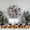 White, variant on Northlight Pre-Lit Battery Operated Snowy Bristle Pine Christmas Wreath - 24" - Warm White LED