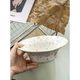 thumbnail image 2 of Korean-style white ceramic straw hat plates, deep plates, home-style dining plates, and high-quality appearance, 2 of 5