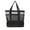Black_New#3576, variant on Double Layer Dry Wet Separation Storage Bag | Travel Beach Lunch Cooler Tote | Breathable Mesh Outdoor Handheld Shoulder Wash Bag | Thick Soft Handles | 20x16x6cm