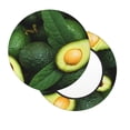 thumbnail image 2 of Kll Fresh Avocados Round Bar Chair Cushion Cover 12 Inch,Bar Stool Protector With Elastic, Soft Washable, 2 of 7