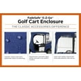 thumbnail image 4 of Classic Accessories Fairway Short Roof E-Z-Go FadeSafe Golf Cart Enclosure - Navy, 4 of 16