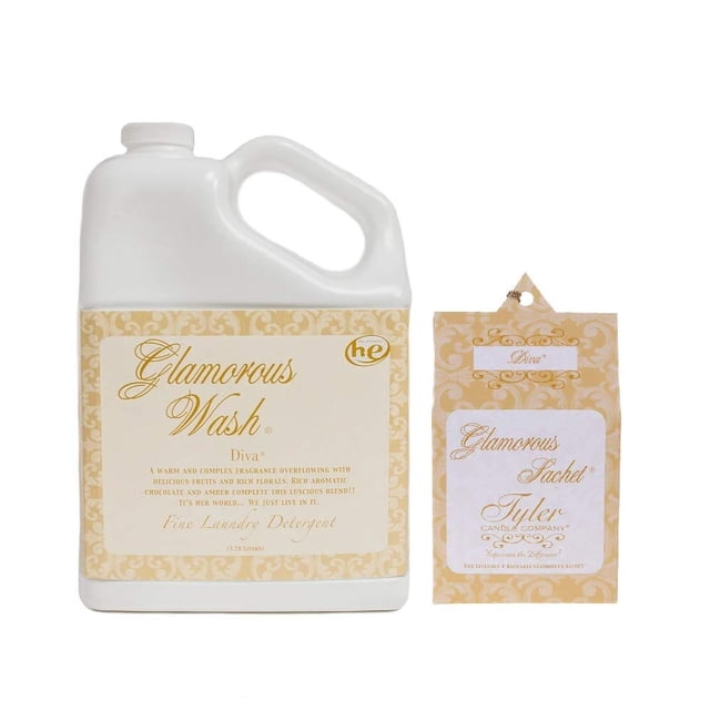 Detergente para ropa Tyler Candle Glamorous Wash Diva, 3.78 L