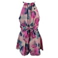 thumbnail image 2 of Rachel Rachel Roy Pink Rainbow Combo Tie-Front Romper 10, 2 of 3