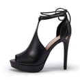 thumbnail image 2 of Sandals Fashare, tacones de aguja con plataforma y punta abierta, para mujer, 2 of 6