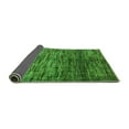 thumbnail image 2 of Ahgly Company Indoor Square Abstract Green Modern Area Rugs, 5' Square, 2 of 4