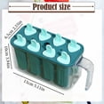 thumbnail image 4 of Ice Cube Tray 8 Cavity Ice Maker Tray Ice with Sticks Diy Ices Container Reusable Easy Release Freezer Tray for Homemade Desserts and Freezer Use Ice Mold Tray Freezer Ice Tray Easy Release Ice Molds, 4 of 9