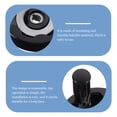 thumbnail image 3 of Luxshiny 2Pcs Black Rotary Hand Wheel for Machine Tools Durable and Safe Handwork Accessory, 3 of 8
