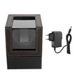 thumbnail image 3 of Watch Winder  Automatic Watch Winder  Wooden Watch Winder  Mechanical Watch Winder Single Automatic Watch Winder With Quiet Motor Wristwatch Display Case Box 100-240V EU, 3 of 8