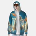 thumbnail image 3 of Haiem Cute Angel Winged Rabbit UPF 50+ Fishing Shirts for Men Long Sleeve UV Sun Protection Hoodie Non-Mask Outdoor Hiking Shirts, 3 of 8