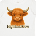thumbnail image 4 of Inktastic Highland Cow Boys or Girls Toddler T-Shirt, 4 of 5