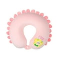 thumbnail image 3 of Almohada de viaje con soporte para el cuello, ergonómica, compacta y portátil para el coche. Rosa, 3 of 9