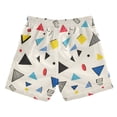 thumbnail image 7 of FORMRS Boys Swim Trunks Quick Dry Mesh Liner Boardshorts Sizes XS-XL, Retro Triangles, 7 of 7