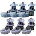 thumbnail image 1 of CRAFTHROU 6Ud Adorno De Torre En Resina Para De Hogar Y, 1 of 8