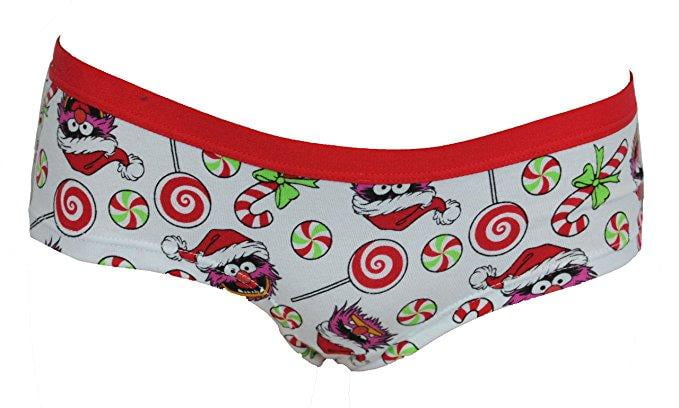 The Muppets Cotton Brief Panty Underwear - Animal and Candy Canes ...