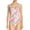 Tahiti Pink, variant on Onia Womens Landscape Low Back Pool One-Piece Swimsuit