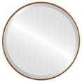 thumbnail image 1 of Singapore Framed Round Mirror - Sunset Gold - 25" x 25", 1 of 7