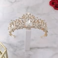 thumbnail image 1 of OHOIOLLA 1Ud Crown Crystal Tiara Accesorio Para Novias Y Fiesta, 1 of 8