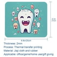 thumbnail image 5 of Tooth Printed Desk Mat Mousepad, Non-Slip Rubber Bottom, 8.3x9.8 Inch, Suitable for Office and Gaming, 5 of 6