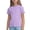 Purple, variant on Girls T-Shirts Solid Basic Loose Tees Short Sleeve Crewneck Tunic Casual Tops for Beach Kids 1-10 Years