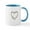 White/Blue Inside, variant on CafePress - Barbed Wire Heart Mugs - 11 oz Ceramic Mug - Novelty Coffee Tea Cup