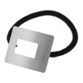 thumbnail image 3 of Elegante Punk Rectangle Plata Sunnimix Soporte de cola de caballo, 3 of 4