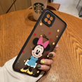 thumbnail image 3 of Matte Case for OPPO A97 A96 A95 A94 A93 A92 A78 A74 A73 A72 A57 A55 A54 A53 A17 A16 4G 5G Case Mickey Minnie Mouse Anime Cartoon, 3 of 5