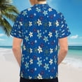 thumbnail image 6 of High Quality Hawaiian Shirts for Men Short Sleeve Aloha Beach Shirt Floral Summer Casual Button Down Shirts Blouses EPC928, 6 of 7