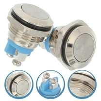 2 Pcs Doorbell Button for Front Replacement Chime Doorbells