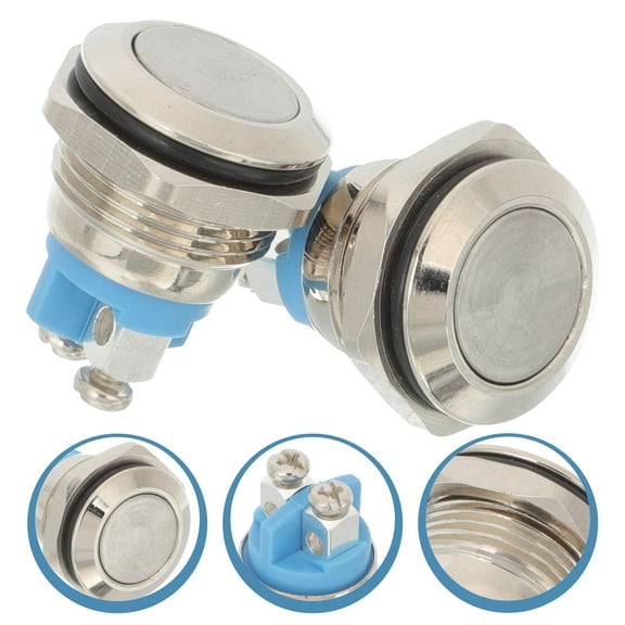 2 Pcs Doorbell Button for Front Replacement Chime Doorbells