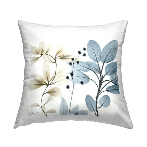 Stupell Industries Modern Plant Sprouts Square Decorative Printed Throw Pillow, 18 x 18