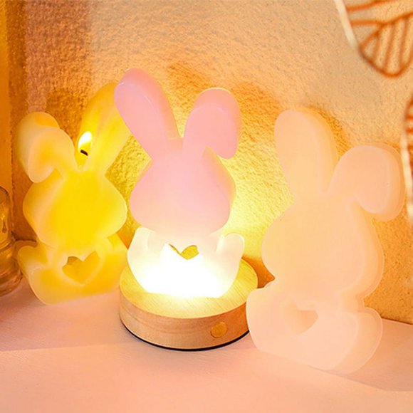 Velas de Animales de Pascua Molde de Silicona Jabón Aromaterapia Decoraciones DIY Decoración del Hogar Artware B