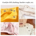 thumbnail image 4 of Boutons-Pression à 5 Broches, Kit de 400 Pcs avec Boîte de Rangement pour Artisanat en Cuir, 4 of 8