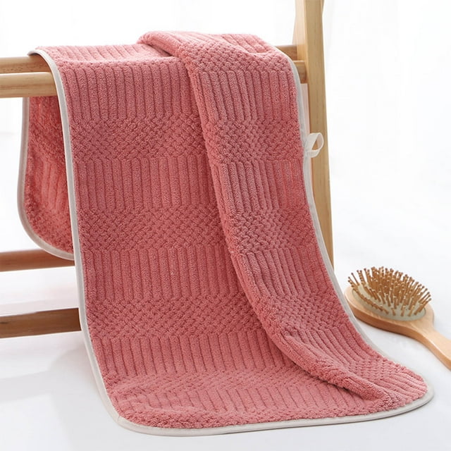 Absorbent Velvet Hand & Face Towel - Quick Dry Bathroom Towel for Sensitive Skin (34x75cm)