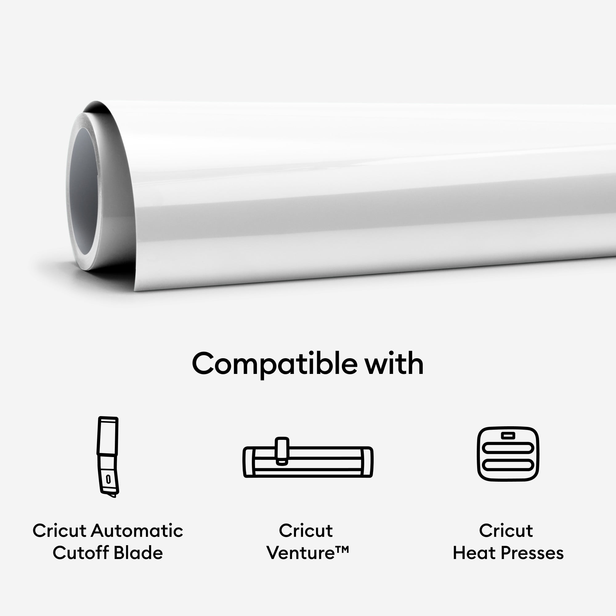 Cricut Venture Smart Iron-On Vinyl (25 in x 12 ft), 25" x 144"