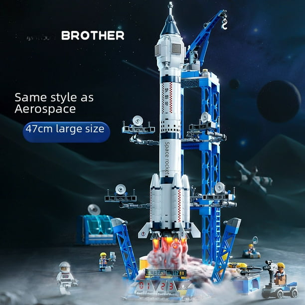 Lele Brothers New Space Shuttle Rocket Building Blocks Assembled