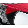 thumbnail image 2 of RUG AND DECOR Newport Collection Modern Abstract Design Area Rug Red Black White Grey Living Room Bed Room Carpet Alfombras para Sala, 2 of 5
