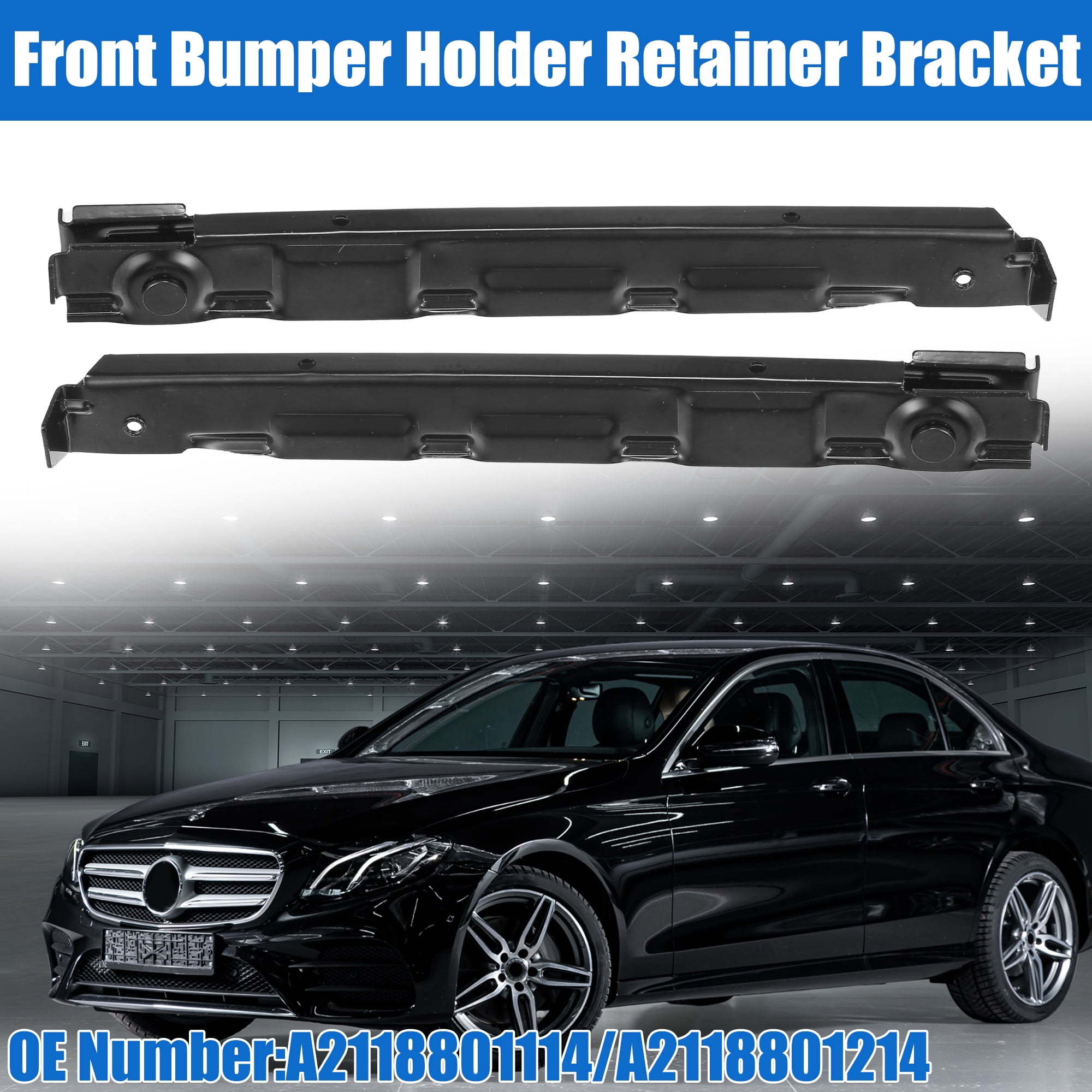 Unique Bargains Front Upper Bumper Cover Bracket for Mercedes E320 E500 2003-2009