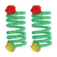 thumbnail image 5 of 2Pcs Flexible Coils Spring with Plush Ball Cats Play Toy Nontoxic Design for New Pet Owners Enhancing Interaction Gift, 5 of 8