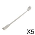 thumbnail image 1 of Colaxi 5xDouble-end Stainless Steel Dispensing Spoon/Spade Lab Scrapers 20cm, 1 of 8