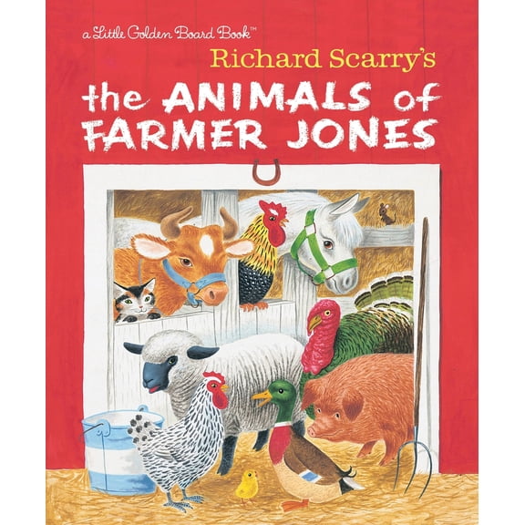 Pre-Owned Richard Scarry's the Animals of Farmer Jones (Board book) 1101938331 9781101938331
