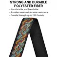 thumbnail image 4 of Correa de guitarra Amumu Celtic Knot de poliéster multicolor, 4 of 9