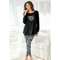 thumbnail image 6 of Dreams & Co. Plus Size 2-Piece Pj Legging Set, 6 of 6