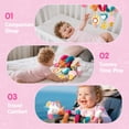 thumbnail image 5 of Car Seat Toys for Babies, 0-6 Months Stroller Activity Black White Baby Spiral Plush Toys Newborn High Contrast Sensory Carseat Toys with 4 Pendants Hanging Boys Girls Gift, 5 of 8