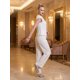 thumbnail image 4 of Conjunto 2 Piezas Elegante, Chaleco con Botones y Pantalón de Pierna Amplia, Look Sofisticado para Mujer, 4 of 5