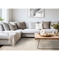thumbnail image 2 of Rug Branch Art Distressed, Geometric, Tonal/Solid Beige Indoor Area Rug - 8' x 11', 2 of 8