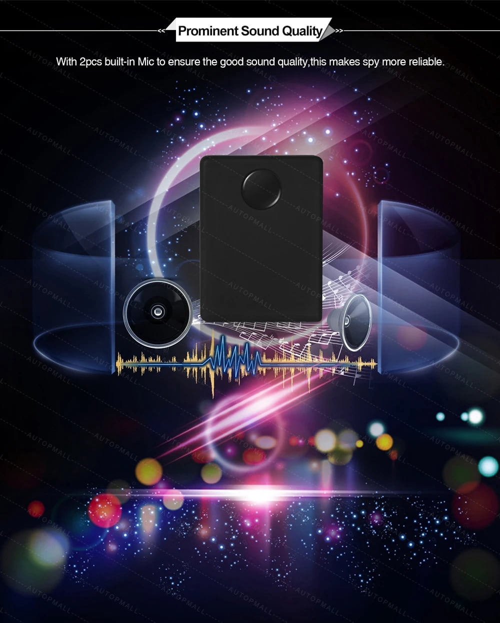 Mini Spy N9 Audio Monitor Listening Surveillance GPS Tracker Listening Audio Surveillance Device