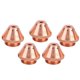thumbnail image 1 of Kit de découpe de buse de capuchon de torche plasma, 5 pièces, accessoires industriels de soudage du cuivre 9-8256, 1 of 4